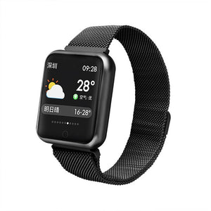 P68 Smart Watch Men Women 2019 Blood Pressure Blood Oxygen Heart Rate Monitor Sports Tracker Smartwatch IP68 Connect IOS Android - Amzon World