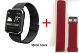 P68 Smart Watch Men Women 2019 Blood Pressure Blood Oxygen Heart Rate Monitor Sports Tracker Smartwatch IP68 Connect IOS Android - Amzon World