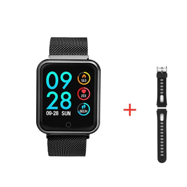 P68 Smart Watch Men Women 2019 Blood Pressure Blood Oxygen Heart Rate Monitor Sports Tracker Smartwatch IP68 Connect IOS Android - Amzon World