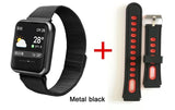 P68 Smart Watch Men Women 2019 Blood Pressure Blood Oxygen Heart Rate Monitor Sports Tracker Smartwatch IP68 Connect IOS Android - Amzon World