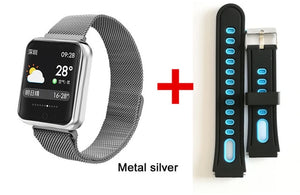 P68 Smart Watch Men Women 2019 Blood Pressure Blood Oxygen Heart Rate Monitor Sports Tracker Smartwatch IP68 Connect IOS Android - Amzon World