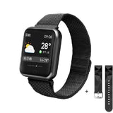 P68 Smart Watch Men Women 2019 Blood Pressure Blood Oxygen Heart Rate Monitor Sports Tracker Smartwatch IP68 Connect IOS Android - Amzon World