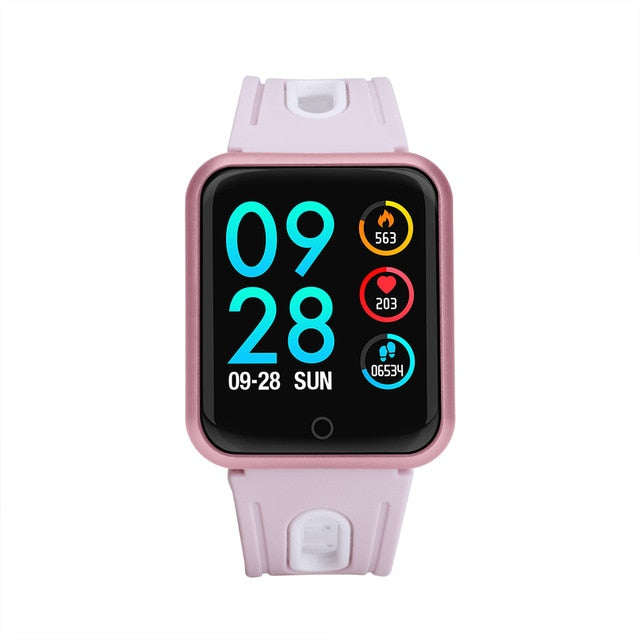 P68 Smart Watch Men Women 2019 Blood Pressure Blood Oxygen Heart Rate Monitor Sports Tracker Smartwatch IP68 Connect IOS Android - Amzon World
