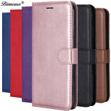 PU Leather Flip Case for Samsung Galaxy A3 A5 A6 A8 Plus 2018 J2 Pro J4 J6 J8 J3 J5 J7 Duo 2017 Prime Note 8 9 Cover Case B128 - Amzon World