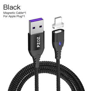 PZOZ 5A Magnetic Cable Micro usb Type C Super Fast Charging Phone Microusb Type-C Magnet Charger usb c For iphone huawei xiaomi - Amzon World