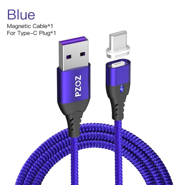 PZOZ 5A Magnetic Cable Micro usb Type C Super Fast Charging Phone Microusb Type-C Magnet Charger usb c For iphone huawei xiaomi - Amzon World