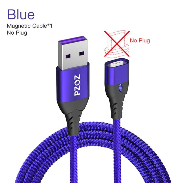 PZOZ 5A Magnetic Cable Micro usb Type C Super Fast Charging Phone Microusb Type-C Magnet Charger usb c For iphone huawei xiaomi - Amzon World