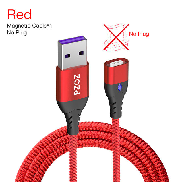 PZOZ 5A Magnetic Cable Micro usb Type C Super Fast Charging Phone Microusb Type-C Magnet Charger usb c For iphone huawei xiaomi - Amzon World