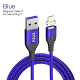 PZOZ 5A Magnetic Cable Micro usb Type C Super Fast Charging Phone Microusb Type-C Magnet Charger usb c For iphone huawei xiaomi - Amzon World