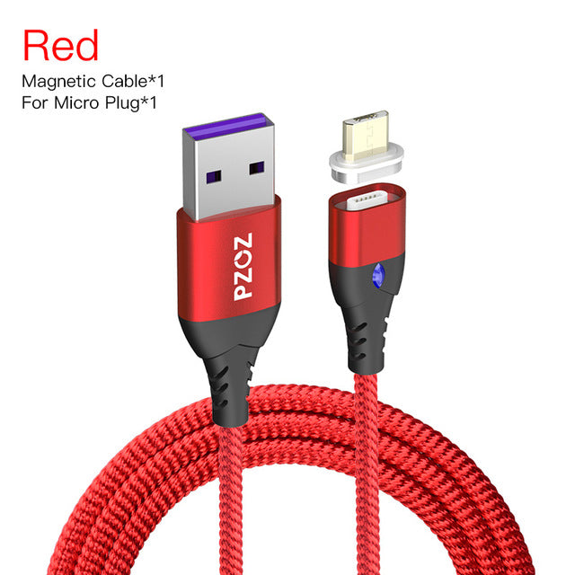 PZOZ 5A Magnetic Cable Micro usb Type C Super Fast Charging Phone Microusb Type-C Magnet Charger usb c For iphone huawei xiaomi - Amzon World