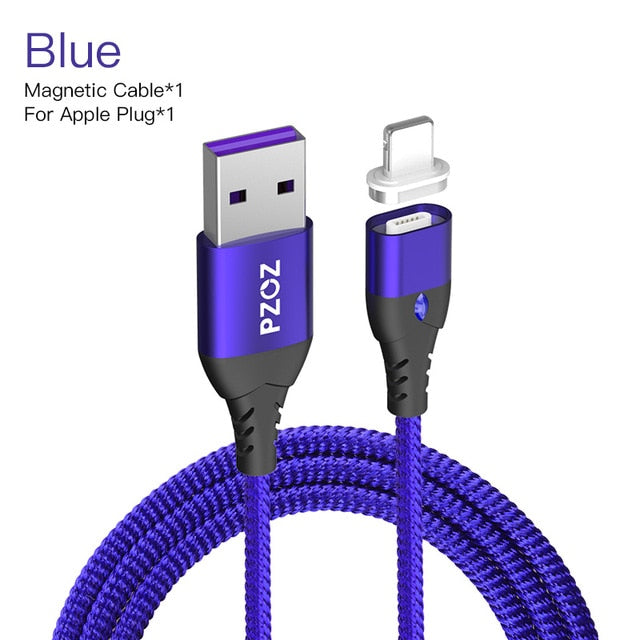 PZOZ 5A Magnetic Cable Micro usb Type C Super Fast Charging Phone Microusb Type-C Magnet Charger usb c For iphone huawei xiaomi - Amzon World