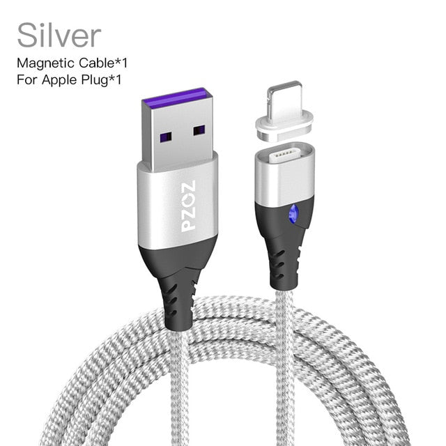 PZOZ 5A Magnetic Cable Micro usb Type C Super Fast Charging Phone Microusb Type-C Magnet Charger usb c For iphone huawei xiaomi - Amzon World