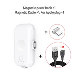 PZOZ Magnetic Power Bank For iPhone Micro USB Type C 1200mAh Mini Magnet Charger Power Bank For iPhone iPad Xiaomi Huawei Phone - Amzon World