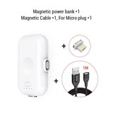 PZOZ Magnetic Power Bank For iPhone Micro USB Type C 1200mAh Mini Magnet Charger Power Bank For iPhone iPad Xiaomi Huawei Phone - Amzon World