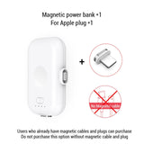 PZOZ Magnetic Power Bank For iPhone Micro USB Type C 1200mAh Mini Magnet Charger Power Bank For iPhone iPad Xiaomi Huawei Phone - Amzon World