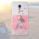 Phone Case For Meizu M5 Note Cases Back Cover for Meizu M 5 Note Covers Silicone Phone Bags Blue Charm Note 5 Fashion TPU Shell - Amzon World