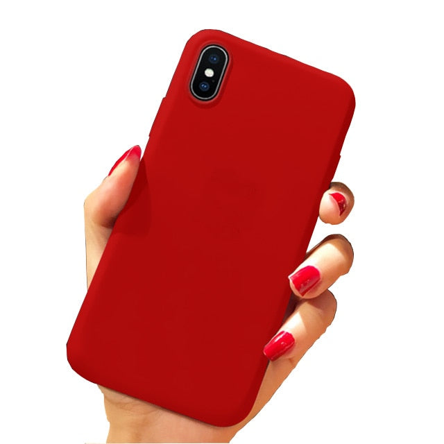Phone Case For iPhone XS 11Pro Max XR X 10 8 7 6 6S Plus Case Soft TPU Back Cover Christmas New Year Gift Capa Fundas Sika deer - Amzon World