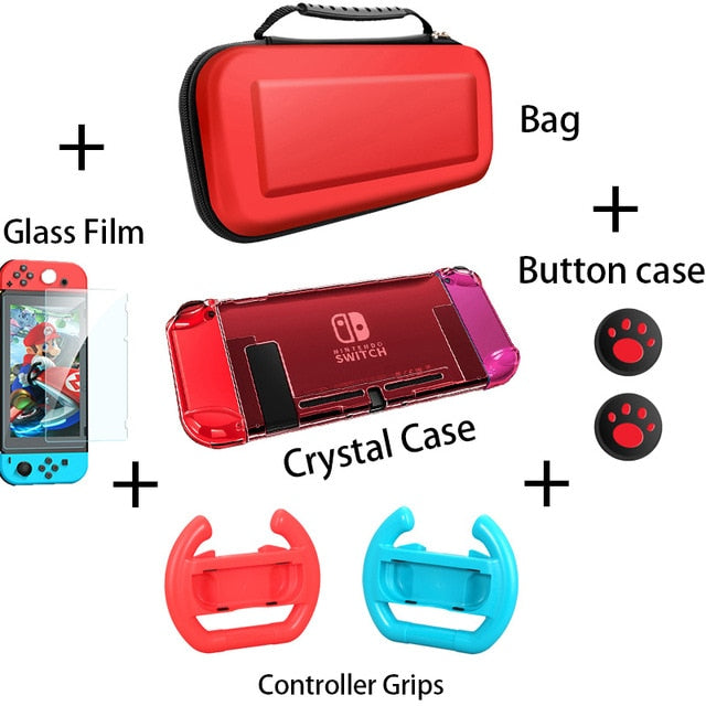 Portable EVA Storage Bag Cover Cases For Nintend Switch Case NS NX Console Protective Shell Accessories Controller Travel funda - Amzon World