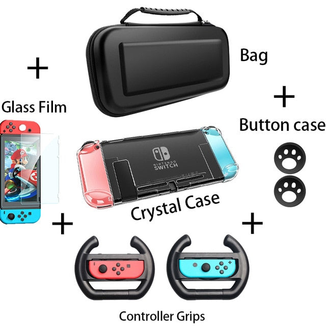 Portable EVA Storage Bag Cover Cases For Nintend Switch Case NS NX Console Protective Shell Accessories Controller Travel funda - Amzon World