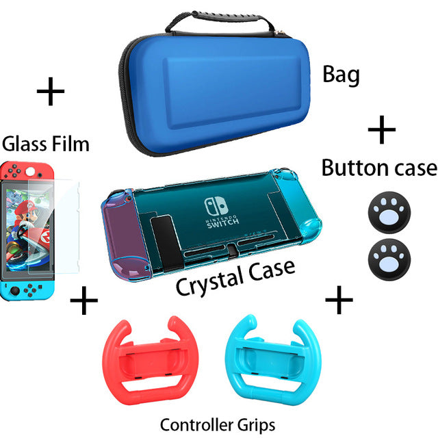 Portable EVA Storage Bag Cover Cases For Nintend Switch Case NS NX Console Protective Shell Accessories Controller Travel funda - Amzon World
