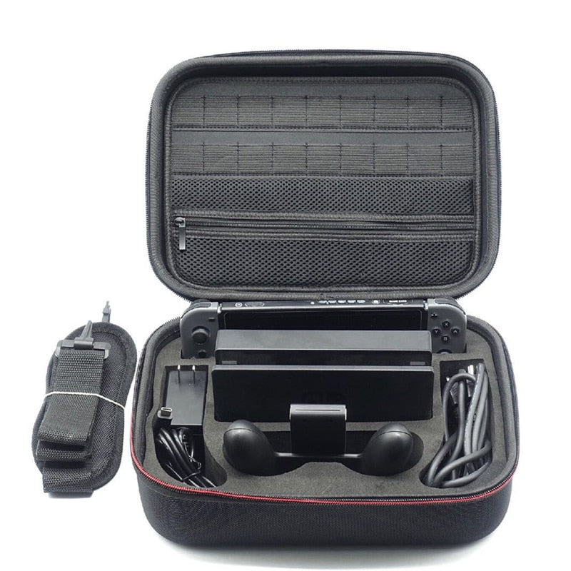 Portable Hard Shell Protective Storage Carrying Bag Case Big Capacity Case Cover Zipper Protective Shell For Nintend Switch - Amzon World