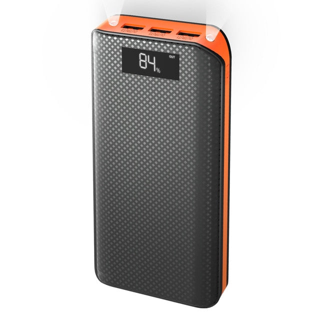 Power Bank 20000mAh Powerbank 3 USB External Battery Pack for iPhone 6 6s 7 8 10 iPad Samsung Xioami Huawei Sony LG HTC Nokia. - Amzon World