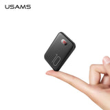 Power Bank for xiaomi mi iPhone,USAMS Mini Pover Bank 10000mAh LED Display Powerbank External Battery Poverbank  Fast charging - Amzon World