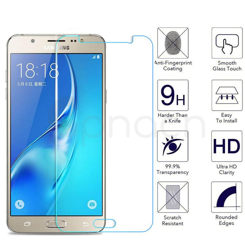 Premium Tempered Glass on the For Samsung Galaxy J3 J5 J7 2015 2016 2017 J2 J4 J6 J8 2018 Screen Protector Protective Glass Film - Amzon World