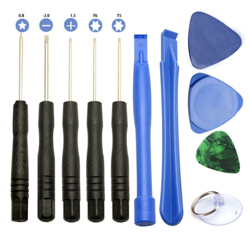 Professional 11 in 1 Cell Phones Opening Pry Repair Tool Kits Smartphone Screwdrivers Tool Set For iPhone Samsung HTC Moto Sony - Amzon World