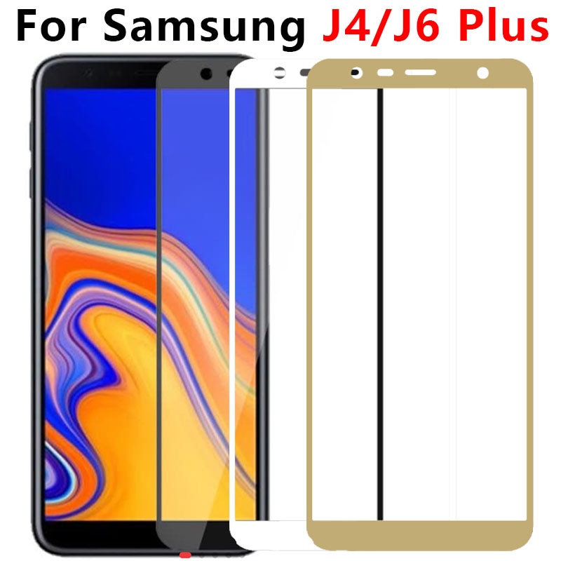 Protective Glass For Samsung Galaxy J4 J6 Plus 2018 Screen Protector For Samsung J4Plus J6Plus J 4 6 J4+ J6+ Tempered Glass Film - Amzon World