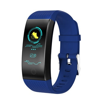 QW18 Color Screen Smart Bracelet Heart Rate Monitor IP68 Waterproof Fitness Tracker Band Bluetooth 4.0 Sports Wristbands PK Y5 - Amzon World