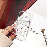 Qianliyao Real Dried Flowers Transparent Soft Cover For iPhone X 6 6S 7 8 Plus 11 Pro Max Phone Case For iphone XR XS Max Cover - Amzon World