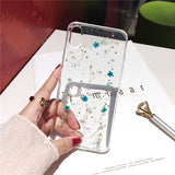 Qianliyao Real Dried Flowers Transparent Soft Cover For iPhone X 6 6S 7 8 Plus 11 Pro Max Phone Case For iphone XR XS Max Cover - Amzon World