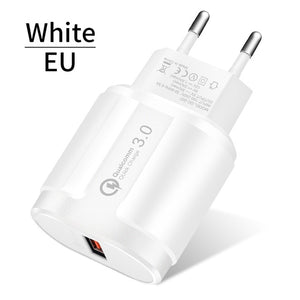 Quick Charge QC3.0 USB US EU Charger Universal mobile phone charger Wall USB Charger Adapter for iPhone Samsung Xiaomi - Amzon World