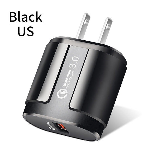 Quick Charge QC3.0 USB US EU Charger Universal mobile phone charger Wall USB Charger Adapter for iPhone Samsung Xiaomi - Amzon World