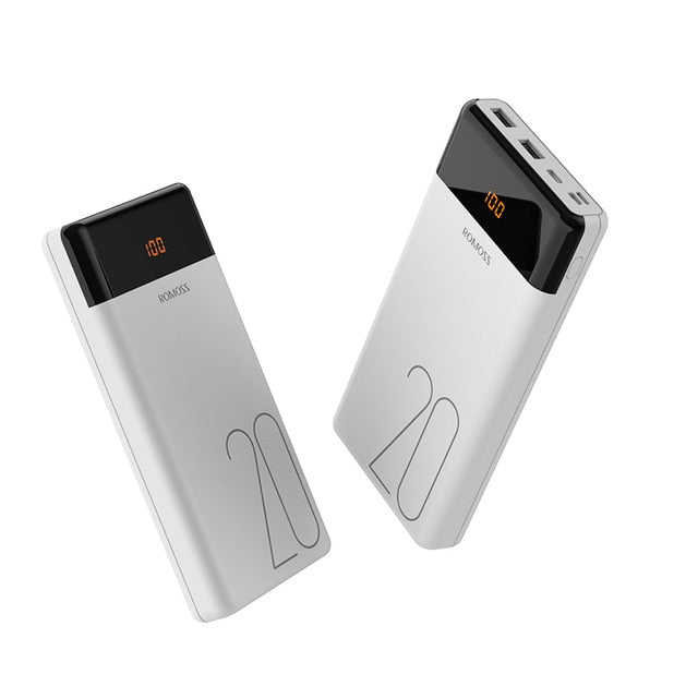 LT20 Power Bank 20000mAh Dual USB  Portable Charger With LED Display Fast External Battery For Phones Tablet Xiaomi - Amzon World