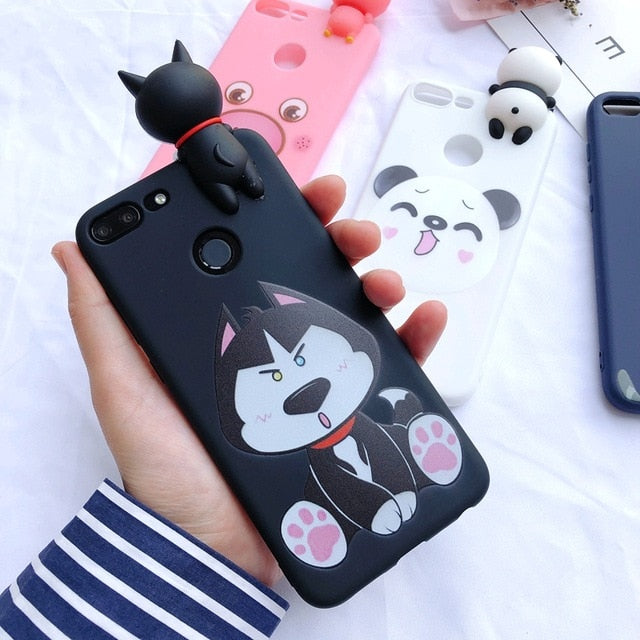 Redmi 6A 3D Case on for etui Xiaomi Redmi 6A Case Kawaii Bear Unicorn Silicone Cover for Xiaomi Redmi 6A Xiomi Phone Case 5.45" - Amzon World