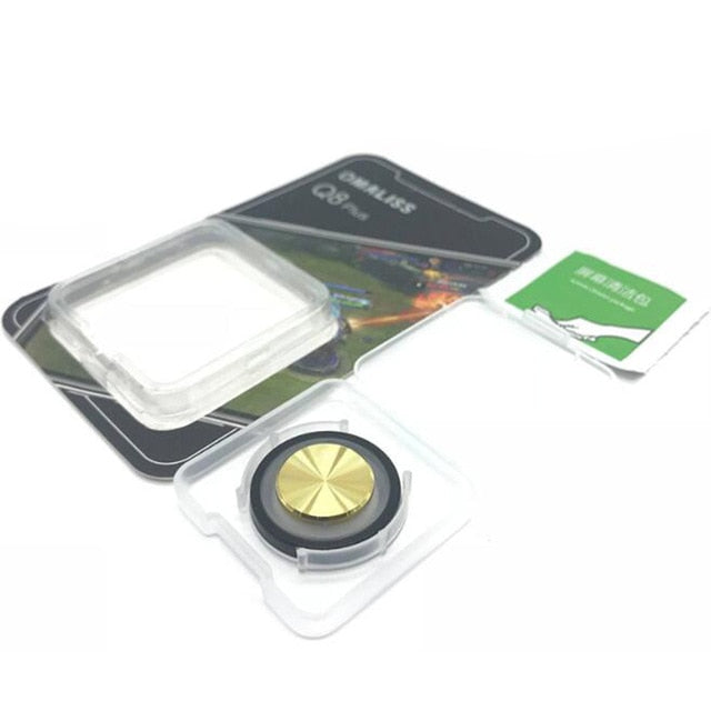 Round Game Joystick Mobile Phone Rocker For Iphone Android Tablet Metal Button Controller For PUBG Controller With Suction Cup - Amzon World
