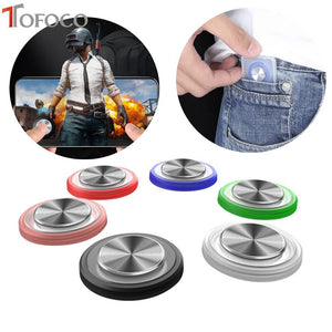 Round Game Joystick Mobile Phone Rocker For Iphone Android Tablet Metal Button Controller For PUBG Controller With Suction Cup - Amzon World