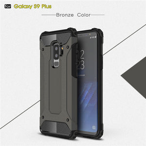 Rugged Armor Case For Samsung Galaxy S9 Plus S5 S6 S7 Edge S8 Note 4 5 8 9 A6 A7 A8 J8 J4 J6 Prime 2018 Hard PC Shockproof Case - Amzon World