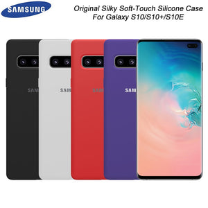 S10 Case Original Samsung Galaxy S 10 Plus /S 10 e Silky Silicone Cover High Quality Soft-Touch Back Protective Shell S 10 S10 E - Amzon World