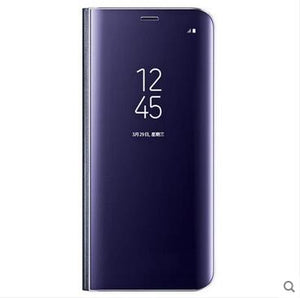 SAMSUNG Original Mirro Cover Clear View Phone Case EF-ZG955 For Samsung Galaxy S8 G9500 S8+ S8 Plus SM-G955 Rouse Slim Flip Case - Amzon World