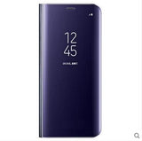SAMSUNG Original Mirro Cover Clear View Phone Case EF-ZG955 For Samsung Galaxy S8 G9500 S8+ S8 Plus SM-G955 Rouse Slim Flip Case - Amzon World