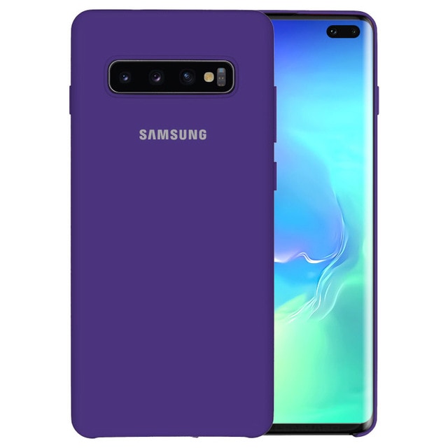 SAMSUNG S10 Case Original Silicone Made in Vietnam version Samsung Galaxy S8 S9 S10 Plus Note 8 9 10 10+ S10 5G S10e Case Cover - Amzon World