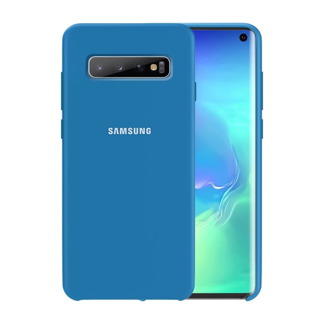 SAMSUNG S10 Case Original Silicone Made in Vietnam version Samsung Galaxy S8 S9 S10 Plus Note 8 9 10 10+ S10 5G S10e Case Cover - Amzon World
