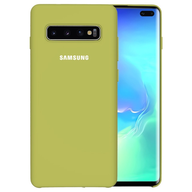 SAMSUNG S10 Case Original Silicone Made in Vietnam version Samsung Galaxy S8 S9 S10 Plus Note 8 9 10 10+ S10 5G S10e Case Cover - Amzon World