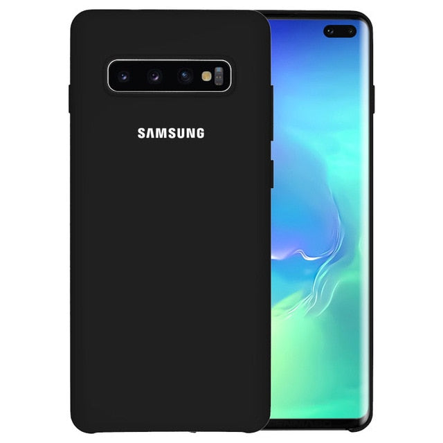 SAMSUNG S10 Case Original Silicone Made in Vietnam version Samsung Galaxy S8 S9 S10 Plus Note 8 9 10 10+ S10 5G S10e Case Cover - Amzon World