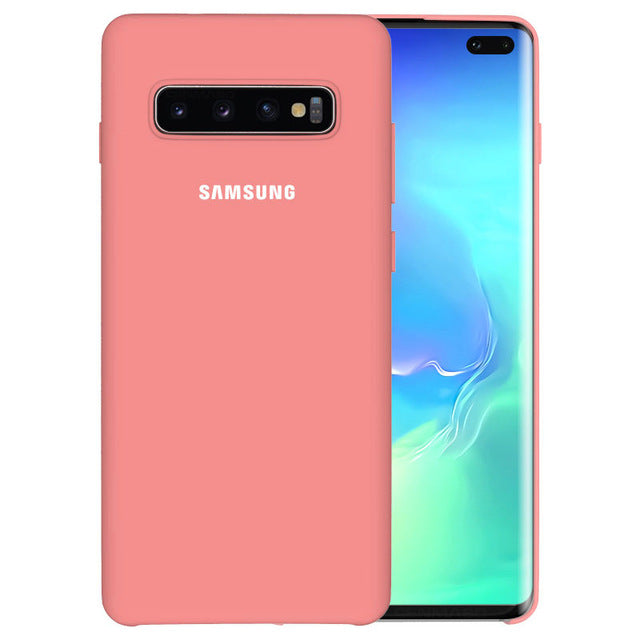 SAMSUNG S10 Case Original Silicone Made in Vietnam version Samsung Galaxy S8 S9 S10 Plus Note 8 9 10 10+ S10 5G S10e Case Cover - Amzon World
