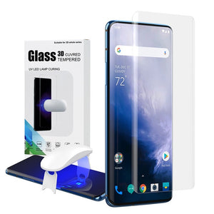 Screen Protector with fingerprint unlock for Oneplus 7 Pro UV - Amzon World