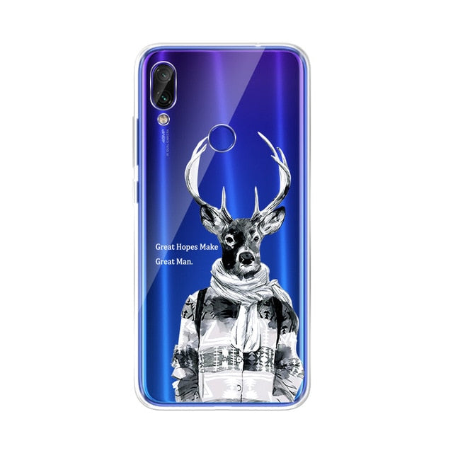 Silicon Pattern Case For Xiaomi Redmi Funda For Xiaomi Redmi Note 7 pro Redmi note 6 pro 6 6A Cases Protective TPU Cover - Amzon World